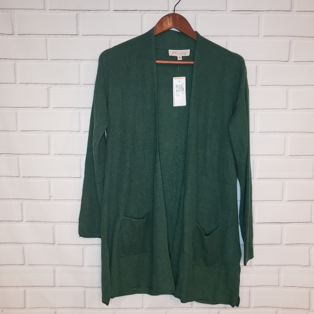 Philosophy Patch Pocket Long Cardigan - Picture 7 of 10